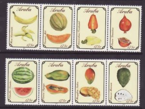 Aruba-Sc#442a-h- id5-unused NH set-Fruit-2014-