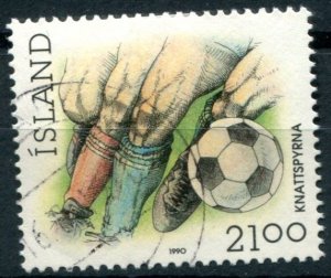 Iceland Sc#701 Used, 21k multi, Sport (1990)