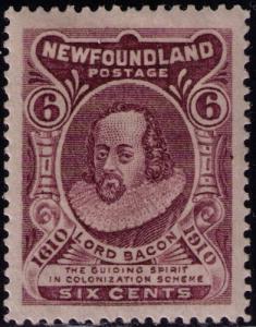 Newfoundland #  98 Mint VF+ LH  Cat $ 40