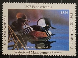 US Stamps-SC# PA #15 - Duck Stamp  - MNH - CV $9.00