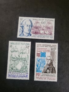 Stamps Wallis and Futuna Scott #274-5, C100 never hinged