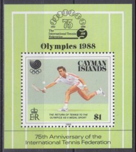 1988 Cayman Islands 611/B17 1988 Olympic Games in Seoul 5,00 €