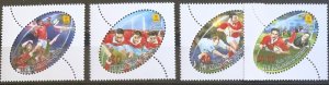 TONGA 2002 RUGBY SET SG1523/1526  UNMOUNTED MINT