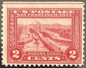 Scott #398 1913 2¢ Panama-Pacific Exposition Panama Canal perf. 12 MNH OG