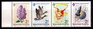 Hungary 1963 Stamp Day Complete Mint MNH Set Strip SC B233a