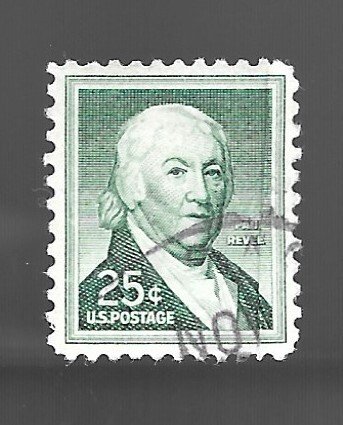 #1049 US  Paul Revere  25c used (a)