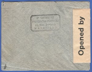1941 TRINIDAD Censored cover, France to USA via Trinidad, Scarce Ex 156