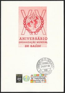 BRAZIL (22) FDC Presentation Cards c1960/1970s