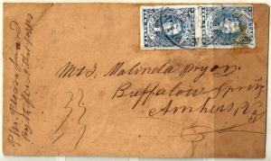  CSA 2b Used PAIR On Cover SCV$1,500.00  (CSA2-3) 