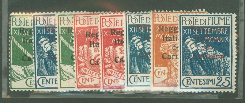 Fiume #104-112 Unused