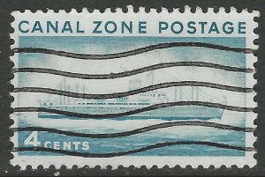 US CANAL ZONE 1958 SS ANCON SHIP Issue Sc 149 VFU