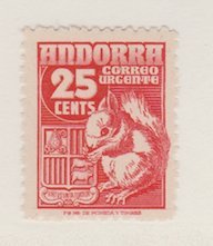 Andorra - Spanish Scott #E5 Stamp  - Mint Single