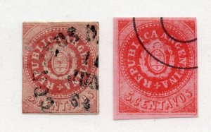 Argentina - Sc# 7H Used / Narrow c / (2) Shades, (1) suspect - Lot 0224282