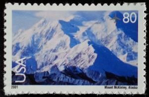 2001 80c Mount McKinley, Alaska Scott C137 Mint F/VF NH