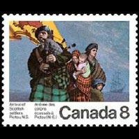 CANADA 1973 - Scott# 619 Scottish Settlers Set of 1 NH
