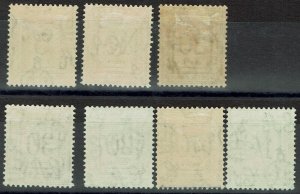 KENYA UGANDA & TANGANYIKA 1935 POSTAGE DUE SET */**