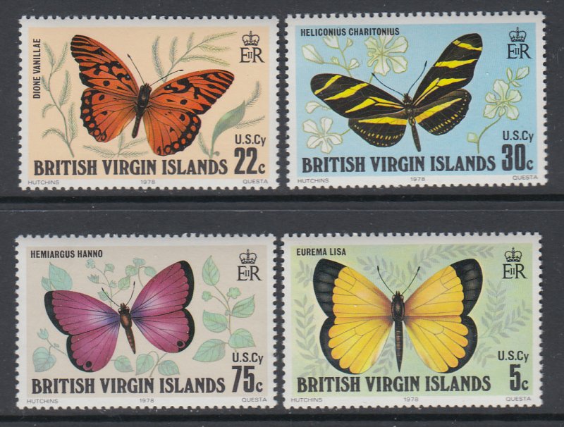 British Virgin Islands 524-527 Sailing Ships MNH VF