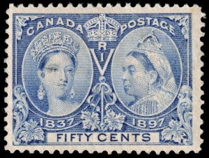 Canada - Scott 60 - Mint-Hinged - Dirty Front