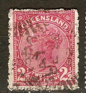 Queensland 92 SG 191 Used F/VF 1890 SCV $7.50