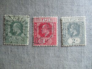 Fiji,  Scott# 80-82, used