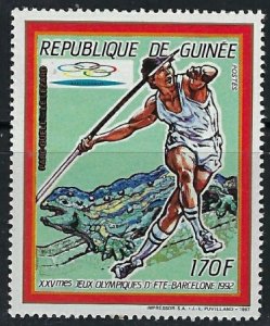 Guinea 1065 MNH 1987 Javelin Thrower (an3396)