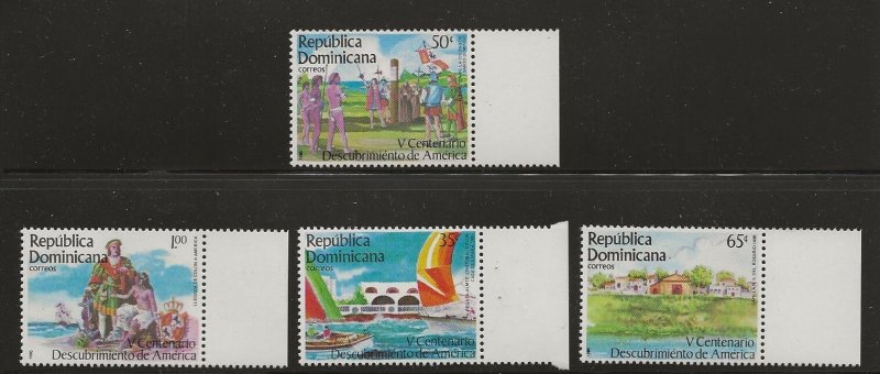 DOMINICAN REPUBLIC     SC # 951 - 4  MNH
