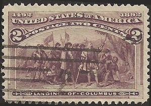 # 231 BROWN VIOLET USED LANDING OF COLUMBUS