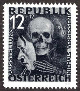 1946, Austria 12+12Gr, MNH, Mi VII, Reprint