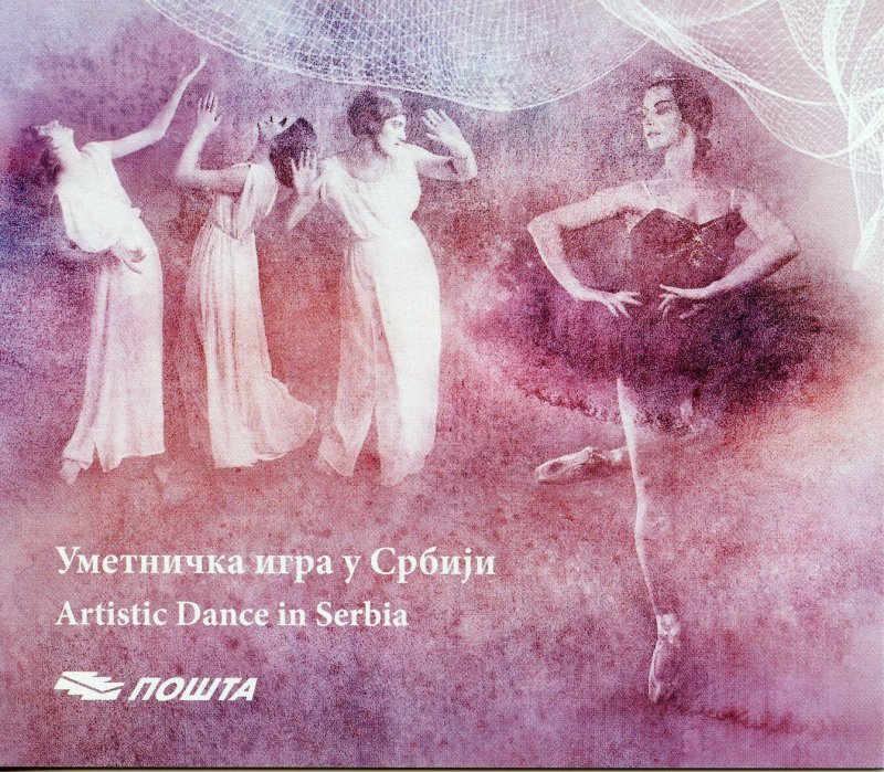 Serbia 2019 MNH Artistic Dance 4v M/S Booklet Cultures Arts Ballet Stamps