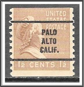 US Precancel #840-63 Palo Alto CA Coil Used