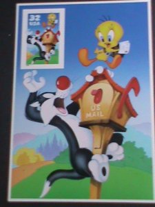 UNITED STATES-1998 SC# 3204  SYLVESTER & TWEETY 1 STAMP PANE -MNH S/S VF