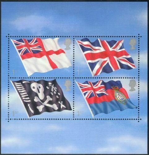 GB QEII 2001 Flags and Ensigns Miniature Sheet MS2206 Superb U/M Condition