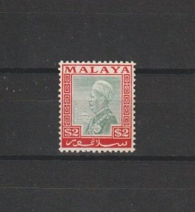 MALAYA/SELANGOR 1935/41 SG 84 MNH