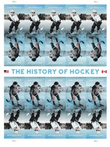 U.S.  Scott# 5253c 2017 The History of Hockey Issue MNH S/S