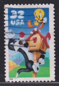 United States 3204a Sylvester & Tweety Bird 1998