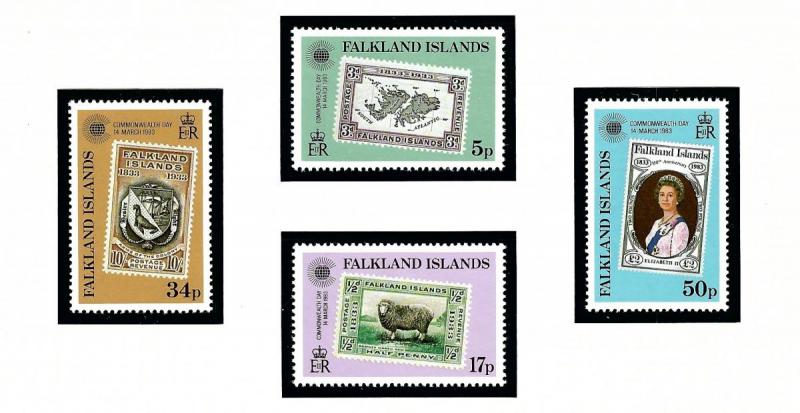 Falkland Is 371-74 MNH 1983 set