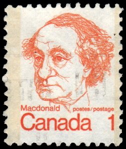 Canada 586 - Used - 1c Sir John A. Macdonald (1973)