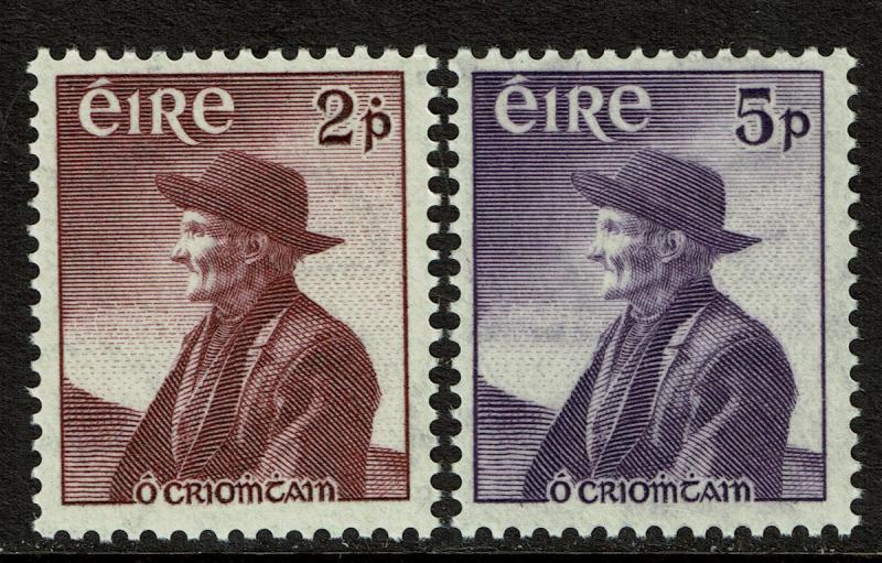 Ireland 159-60  MNH - Writer Thomas O'Crohan - 1957