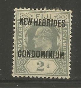 BR. NEW HEBRIDES 12  MINT HINGED ISSUE