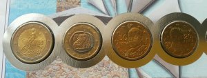 Greece Euro Coin 2002 Currency Money FDC (coin cover)  希腊欧元邮币封