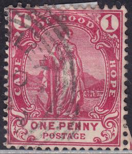 Cape of Good Hope 60 USED 1893 Hope Standing