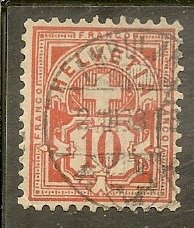 Switzerland   Scott 73  Numeral  Used
