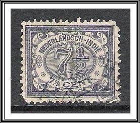 Netherlands Indies #45 Numeral Used
