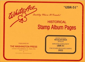 WHITE ACE 2022 US Regular Issue Singles Simplified Album Supplement USR-51  NEW! 