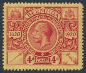 Bermuda  SG 71 SC# 77 MVLH  Tercentenary see details and scans