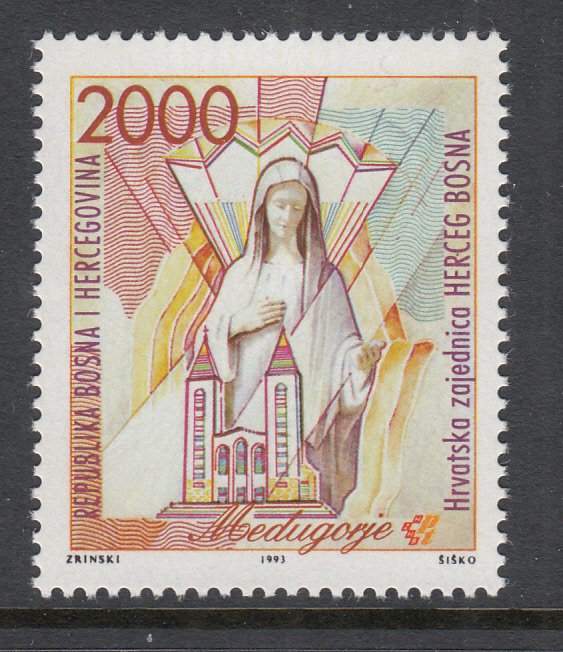 Bosnia and Herzegovina Croatian Admin 1 MNH VF