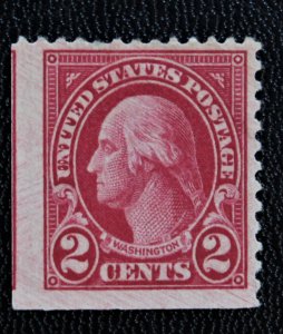 US #554c Jumbo Booklet Single MNG Lower Left Bottom Corner 1923