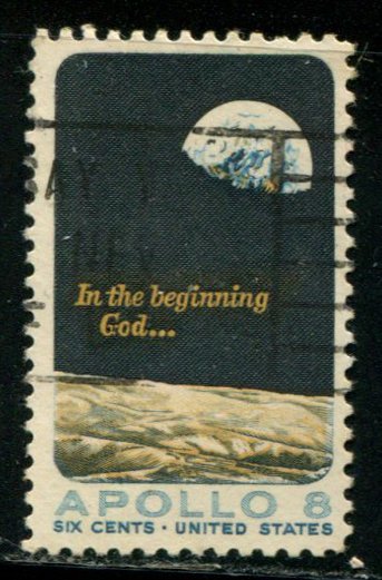 1371 US 6c Apollo 8, used