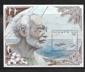 NIUAFO'OU, 133, MNH, SS, OLD MAN TWO MALES
