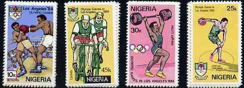 NIGERIA  - 1984 - Los Angeles Olympics - Perf 4v Set - Mint Never Hinged